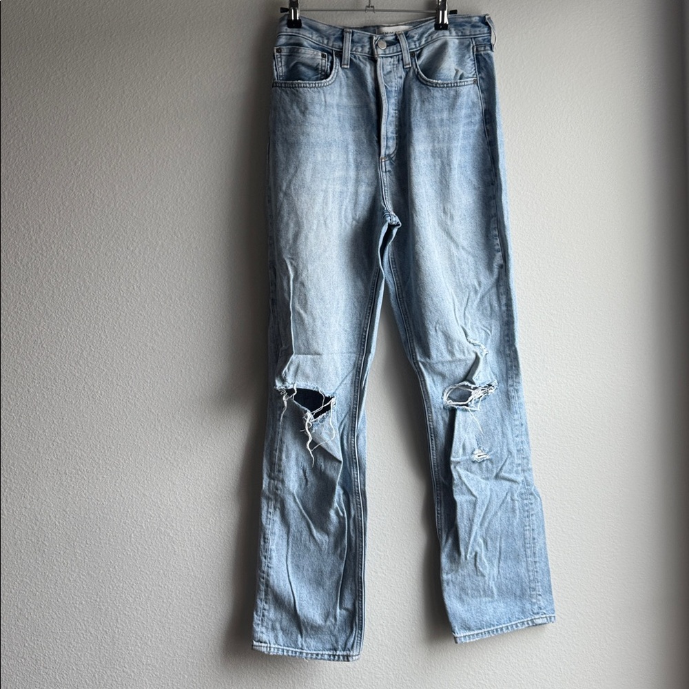 Aritzia Denim Forum The Joni High Rise Loose Jeans 32l size 27